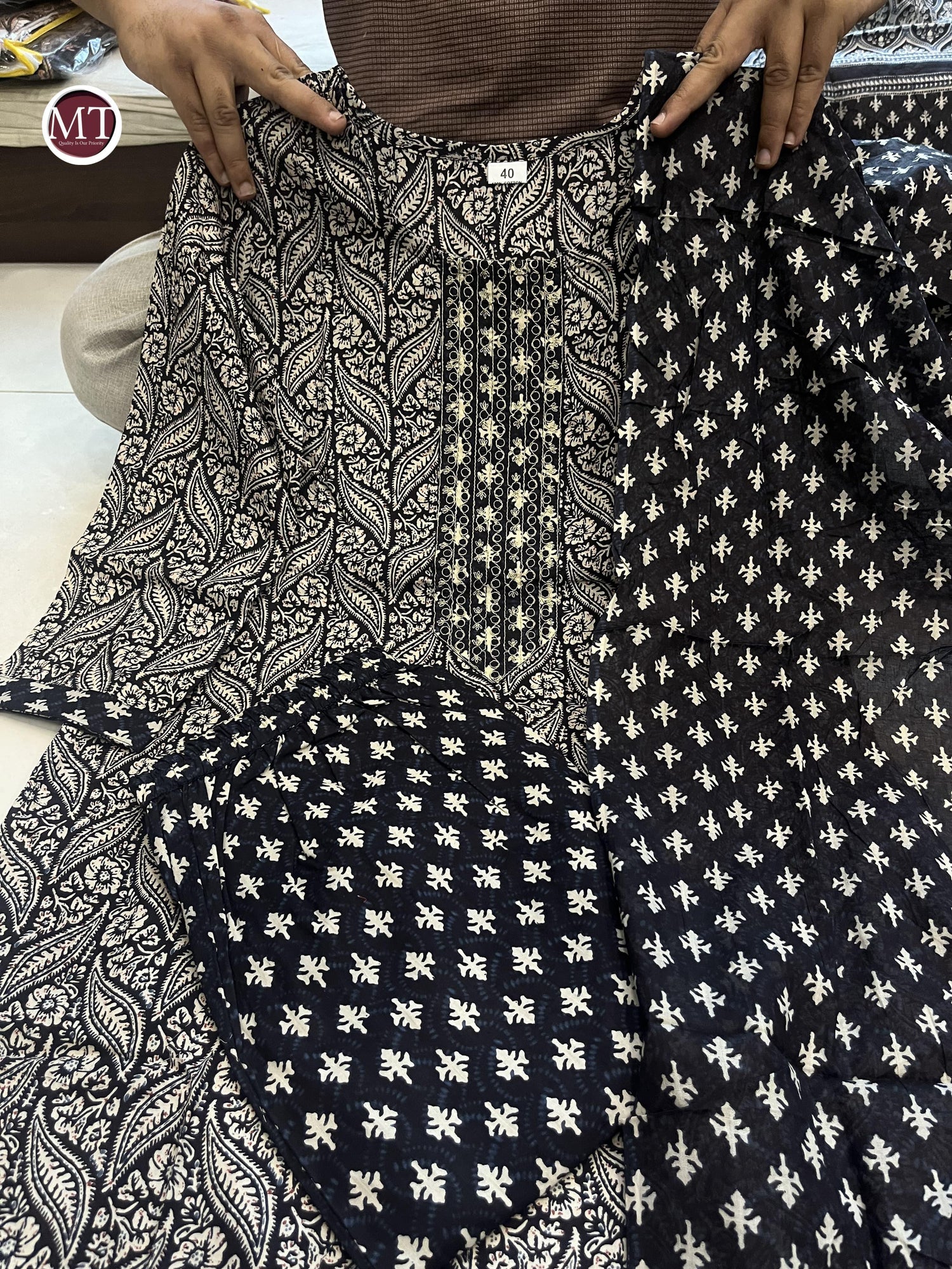 Beautiful Designer Heavy Pure Cotton Salwar Suit