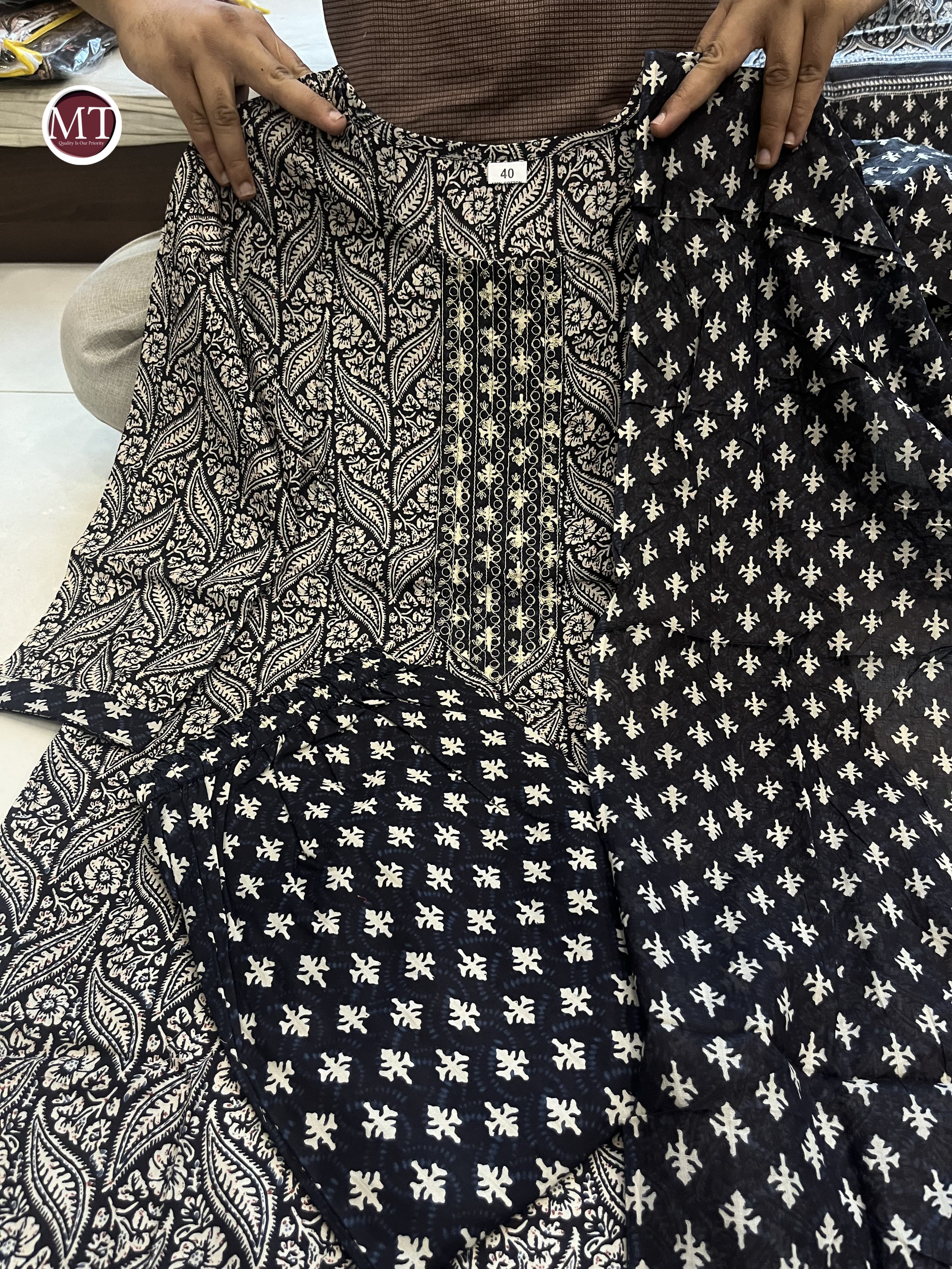 Beautiful Designer Heavy Pure Cotton Salwar Suit