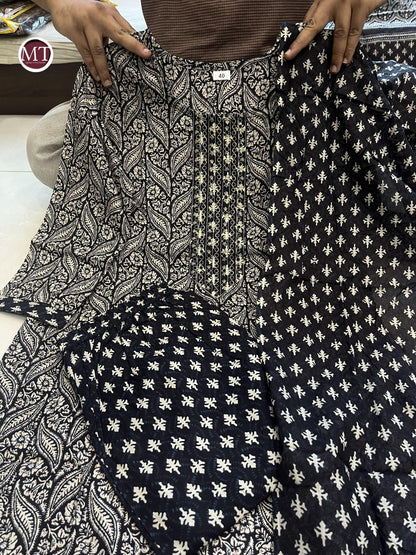 Beautiful Designer Heavy Pure Cotton Salwar Suit