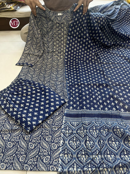 Beautiful Designer Heavy Pure Cotton Salwar Suit