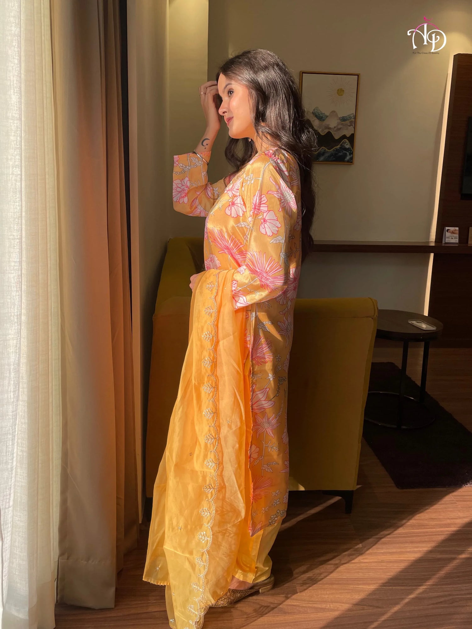 Beautiful Designer Heavy Orgenza Salwar Suit