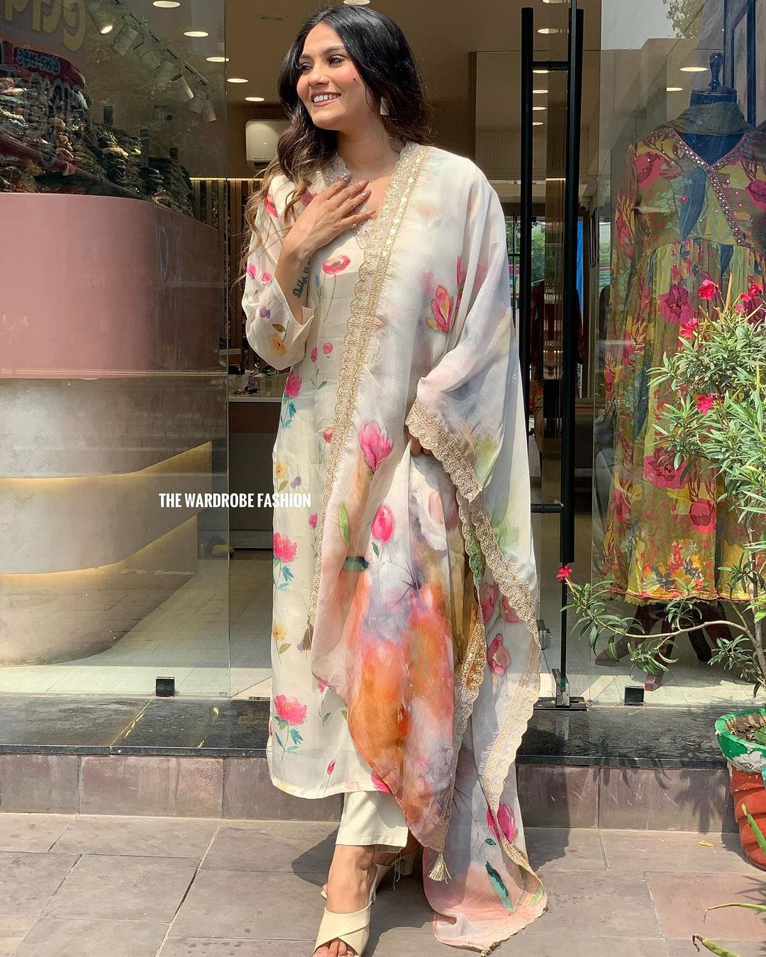 Beautiful Designer Heavy Orgenza Salwar Suit