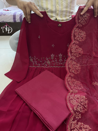 Beautiful Designer Heavy Georgette Salwar Suit