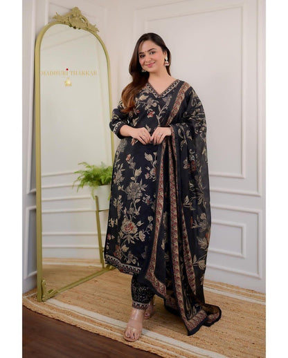 Beautiful Designer Heavy Cotton Salwar Suit