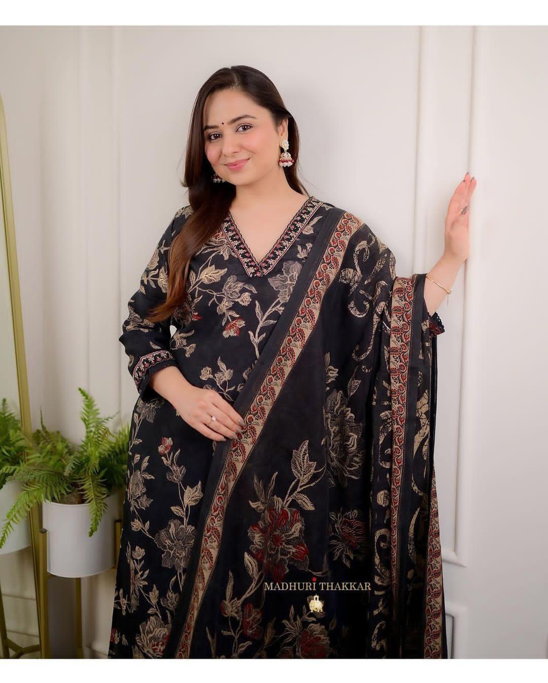 Beautiful Designer Heavy Cotton Salwar Suit