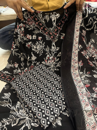 Beautiful Designer Heavy Cotton Salwar Suit