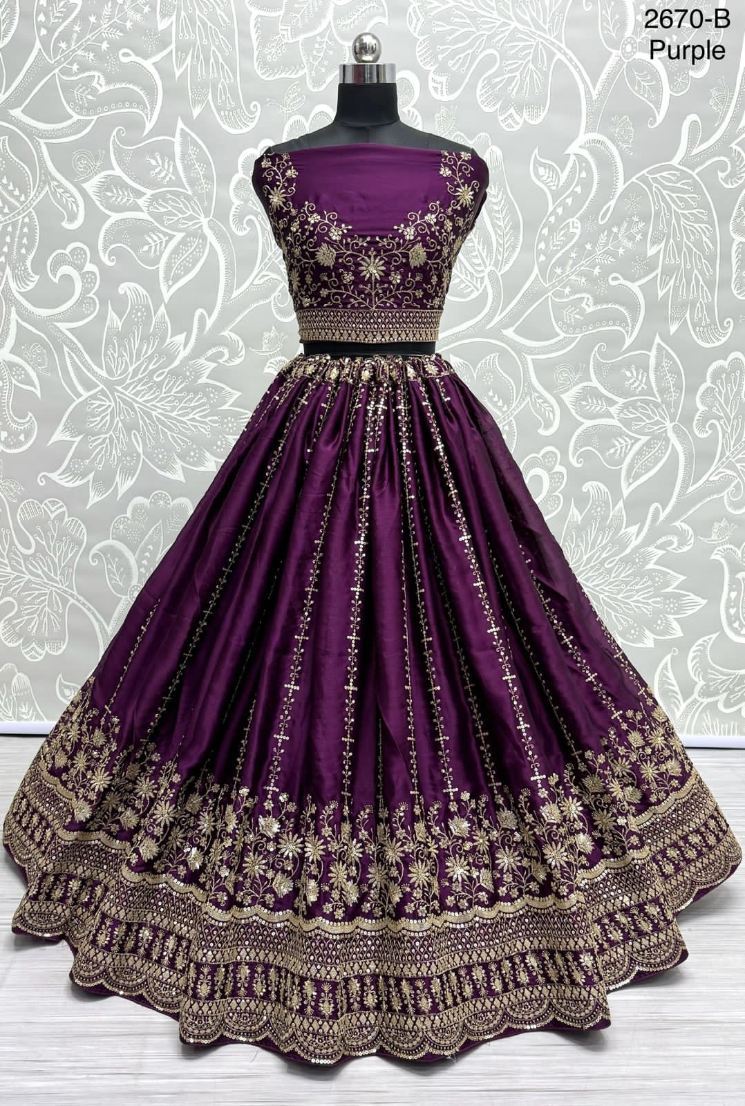 Beautiful Designer Traditional Heavy Satin Lehenga Choli