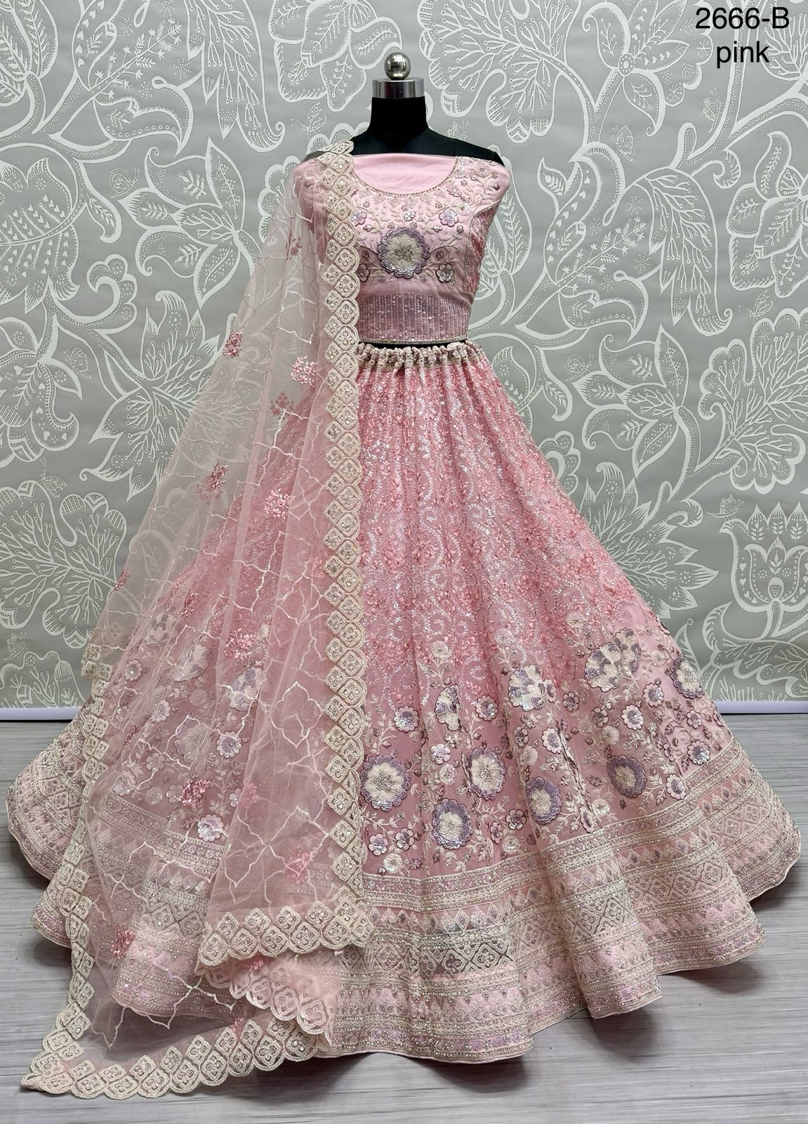 Beautiful Designer Heavy Net with Sequence Lehenga Choli