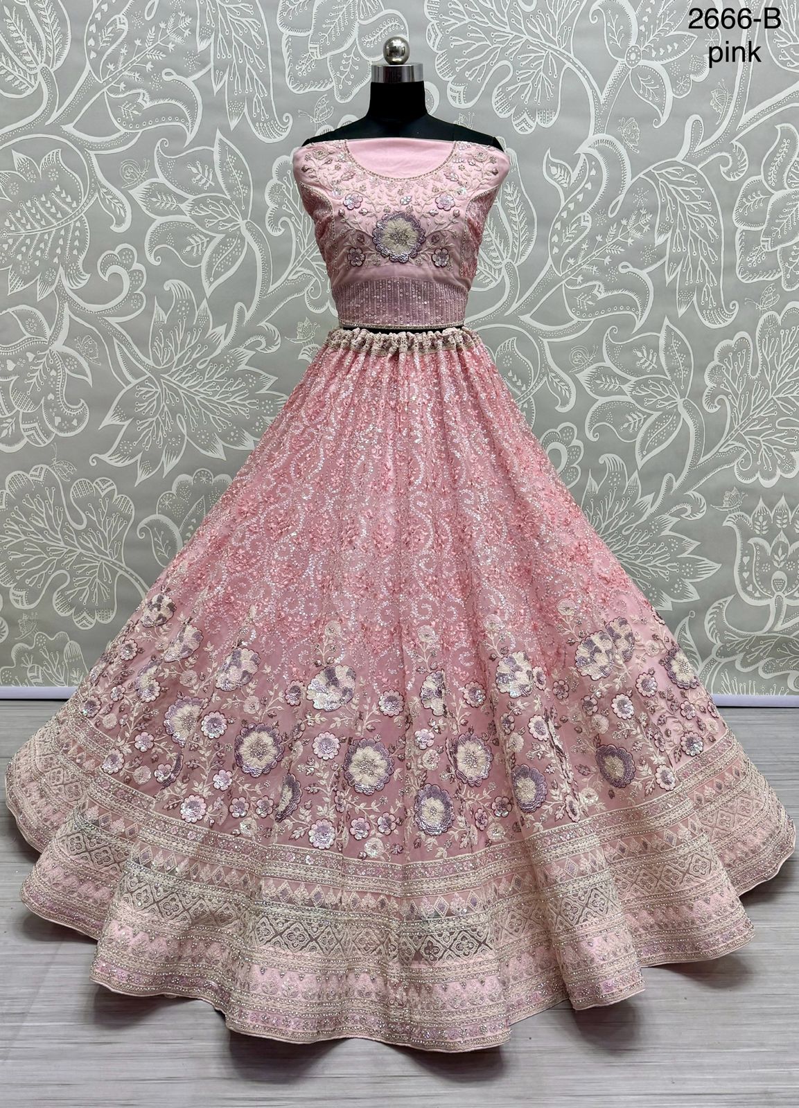 Beautiful Designer Heavy Net with Sequence Lehenga Choli