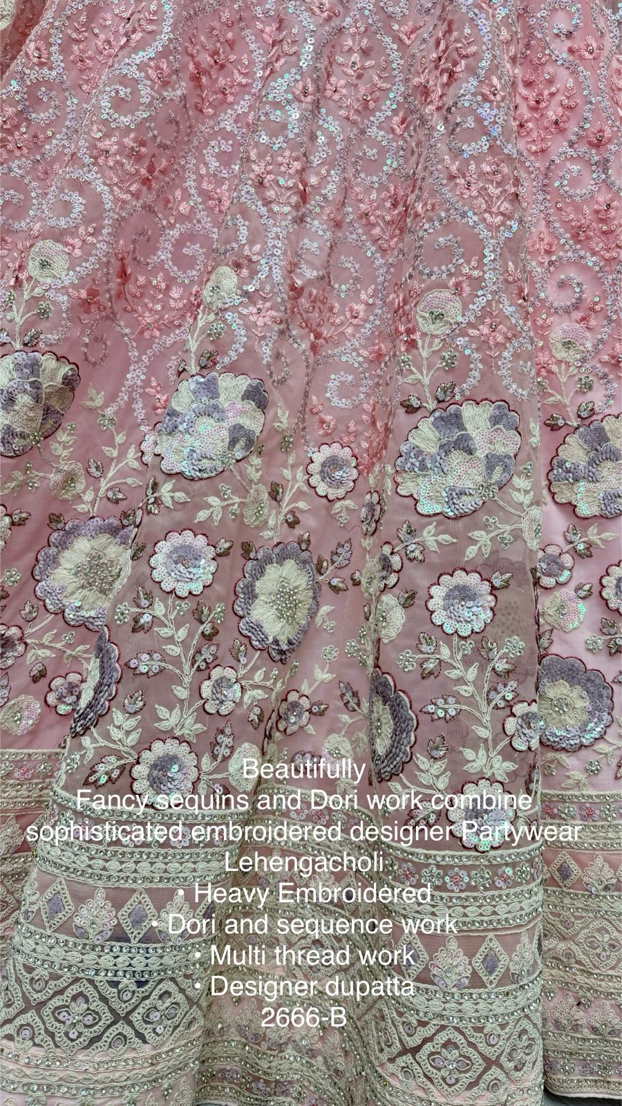 Beautiful Designer Heavy Net with Sequence Lehenga Choli