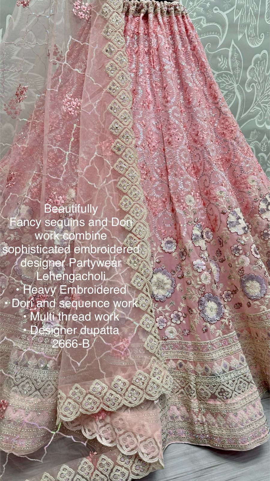 Beautiful Designer Heavy Net with Sequence Lehenga Choli