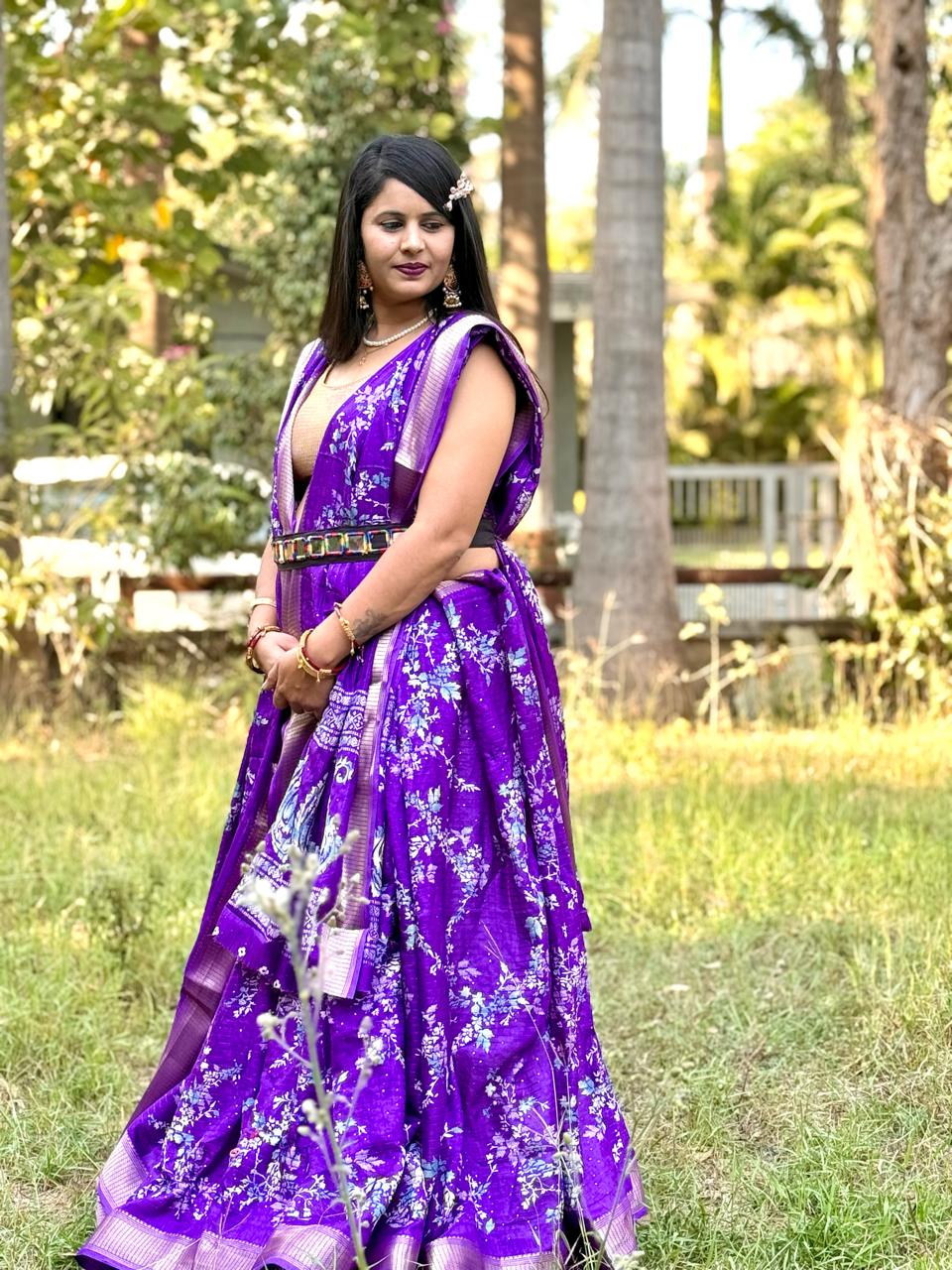 Beautiful Designer Party Wear Pure Dola Silk Saree