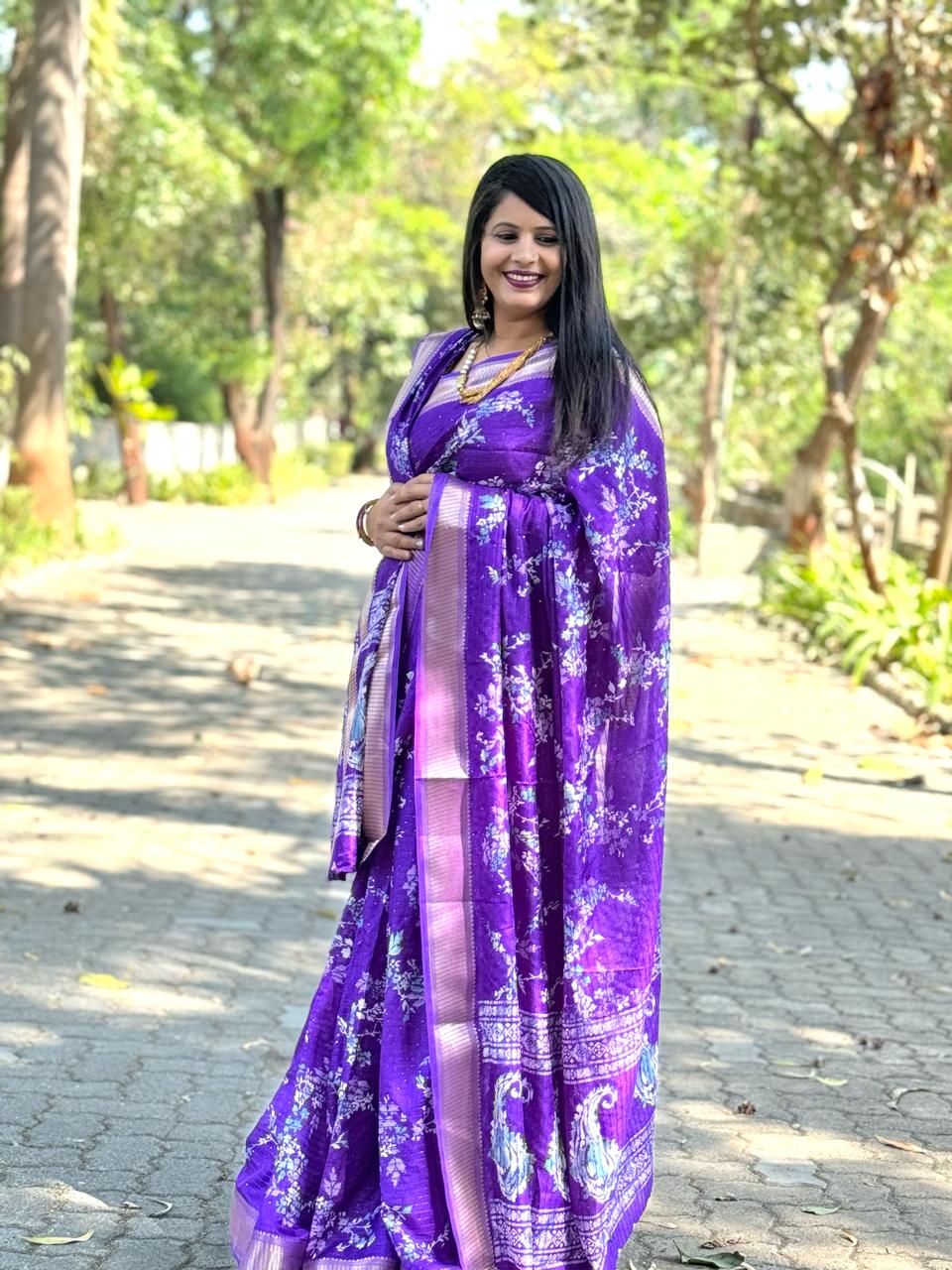 Beautiful Designer Party Wear Pure Dola Silk Saree