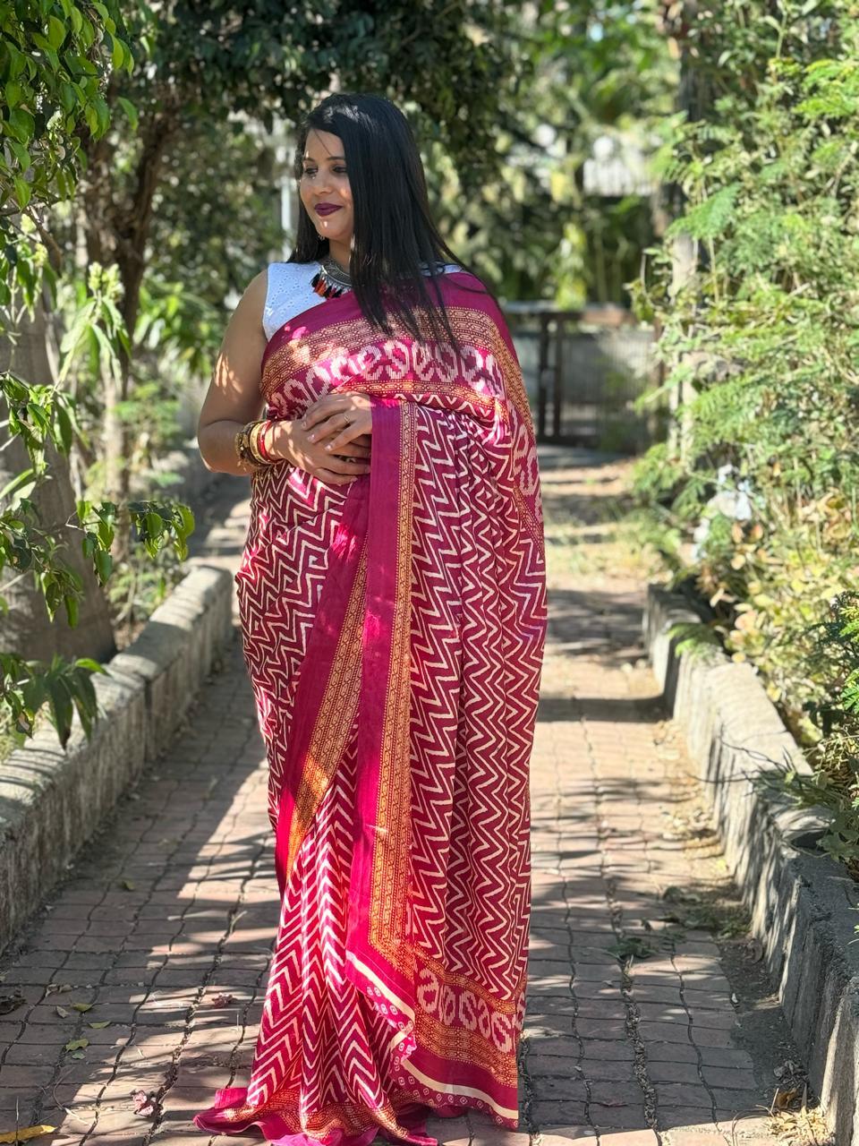 Beautiful Designer Party Wear Pure Dola Silk Saree