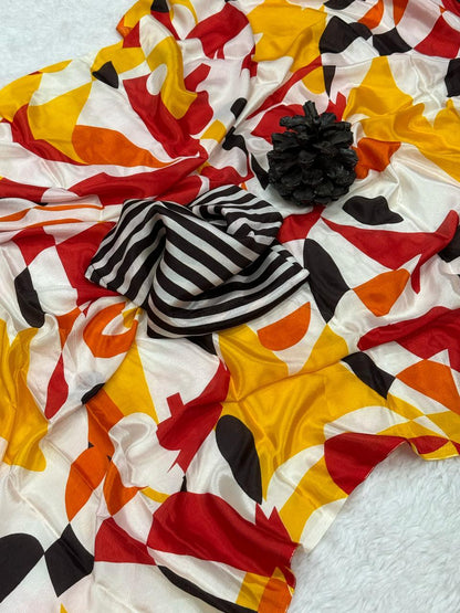 Beautiful Designer Party Wear Pure Soft Silk Saree