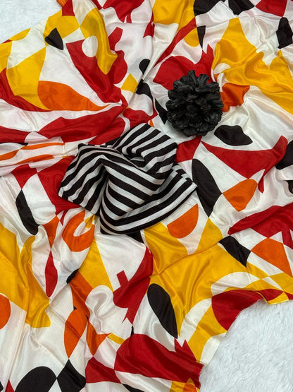 Beautiful Designer Party Wear Pure Soft Silk Saree