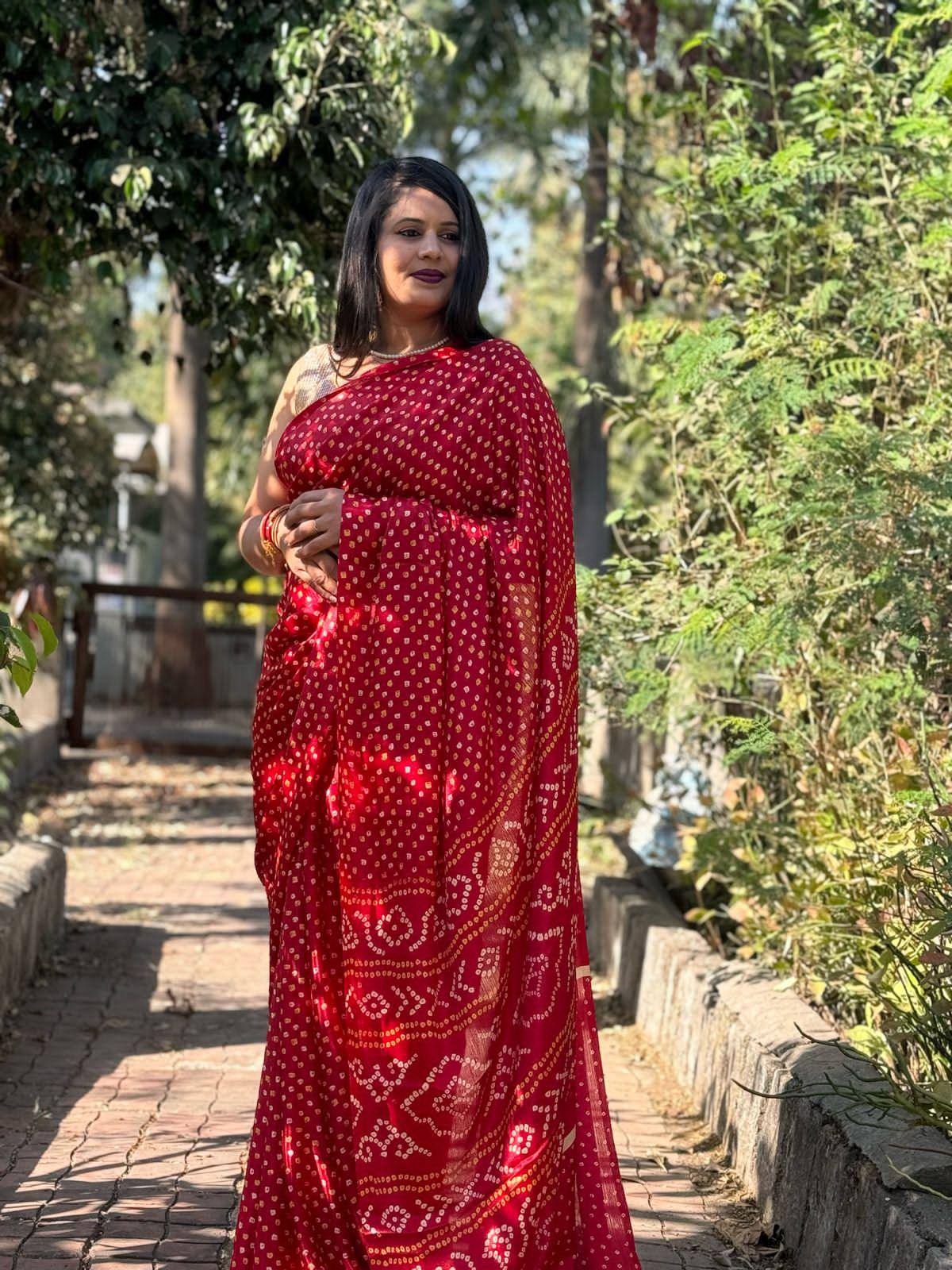 Beautiful Designer Party Wear Pure Dola Silk Saree