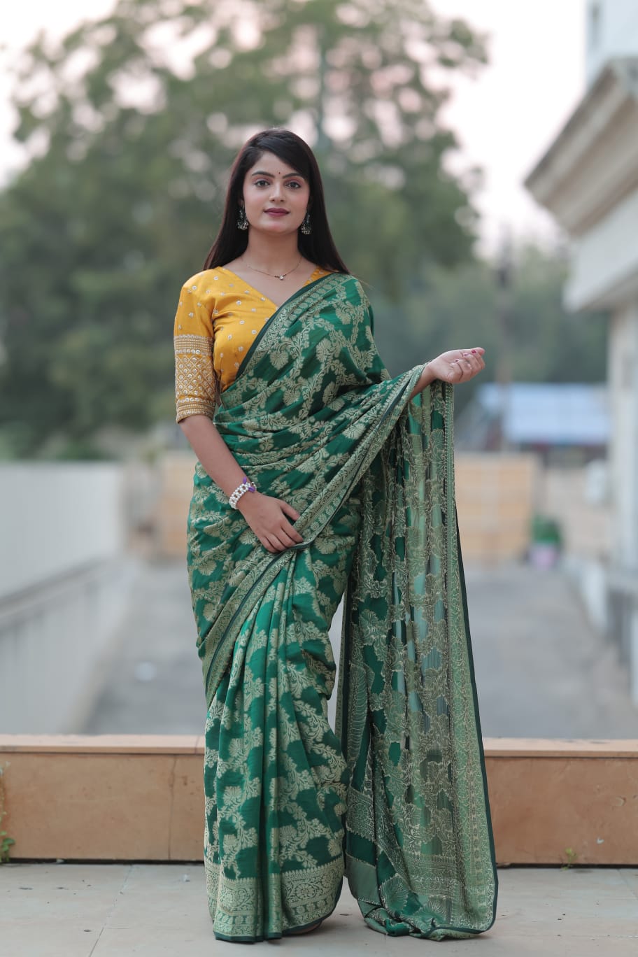 Party wear designer silk sarees shop