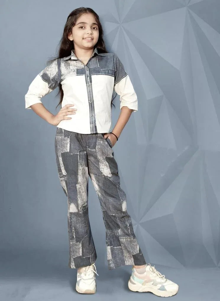 Beautiful Designer Kids Hela Shirt &amp; Pant Western Children Dress