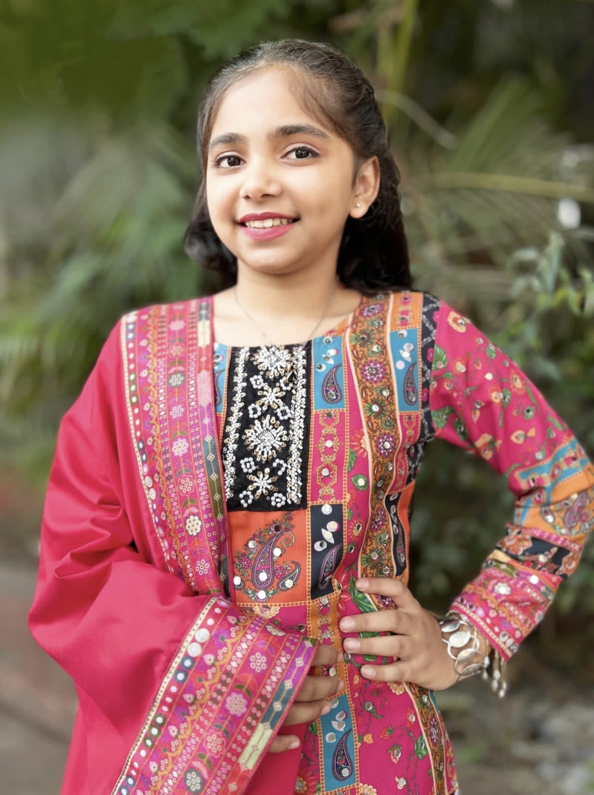 Beautiful Designer Kid's Tuhi Punjabi style Sharara Suit