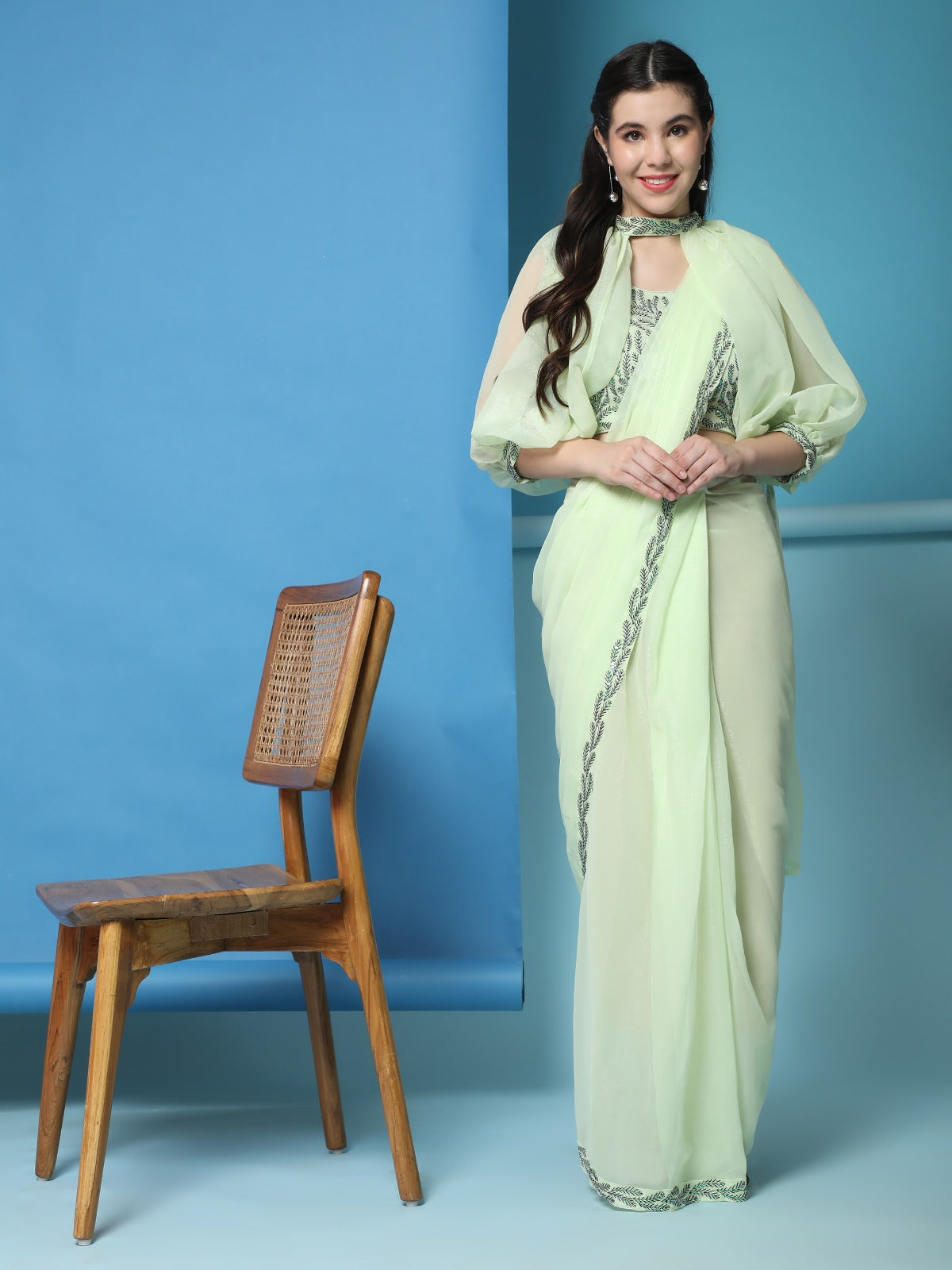 Beautiful Designer Party Wear Ready to Wear Saree