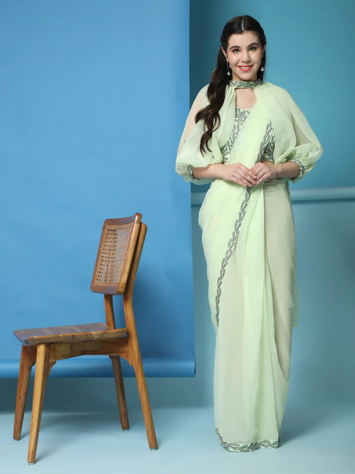 Beautiful Designer Party Wear Ready to Wear Saree