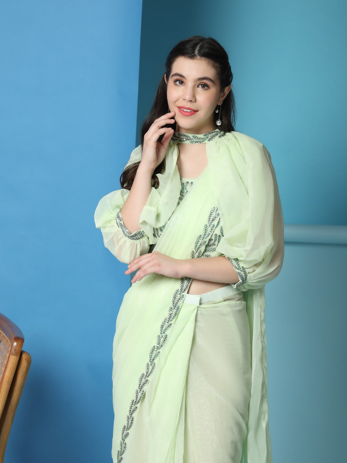 Beautiful Designer Party Wear Ready to Wear Saree