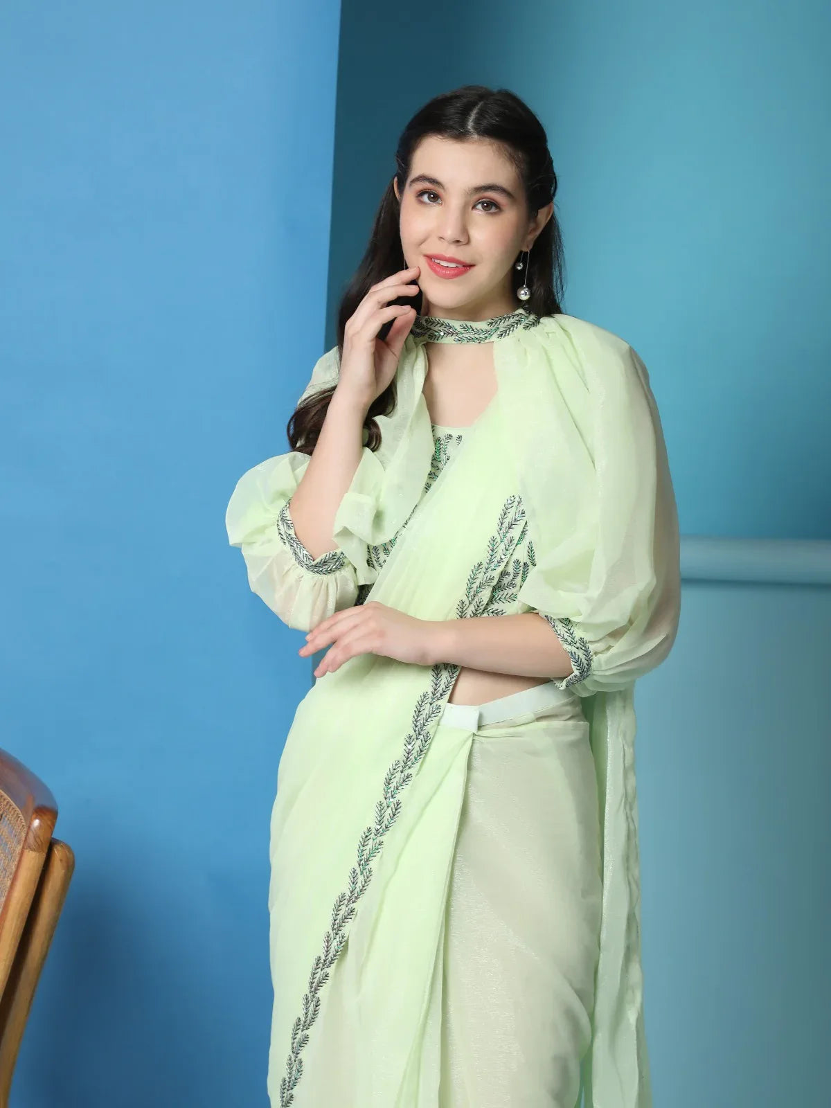 Beautiful Designer Party Wear Ready to Wear Saree