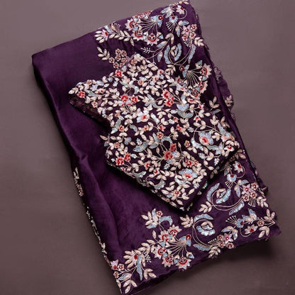 Beautiful Designer Soft Georgette Sequence Saree