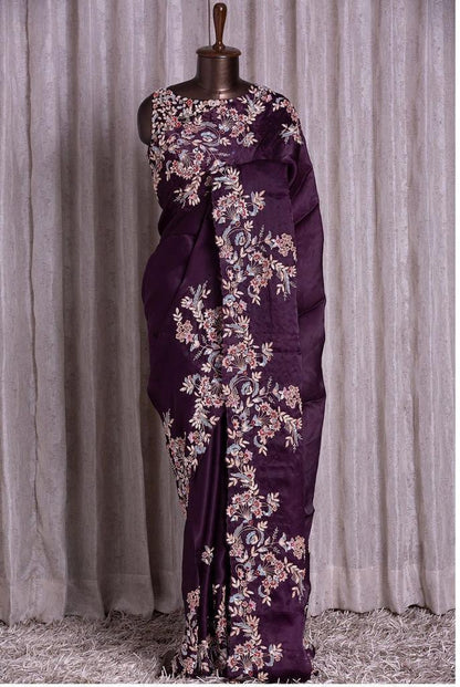 Beautiful Designer Soft Georgette Sequence Saree