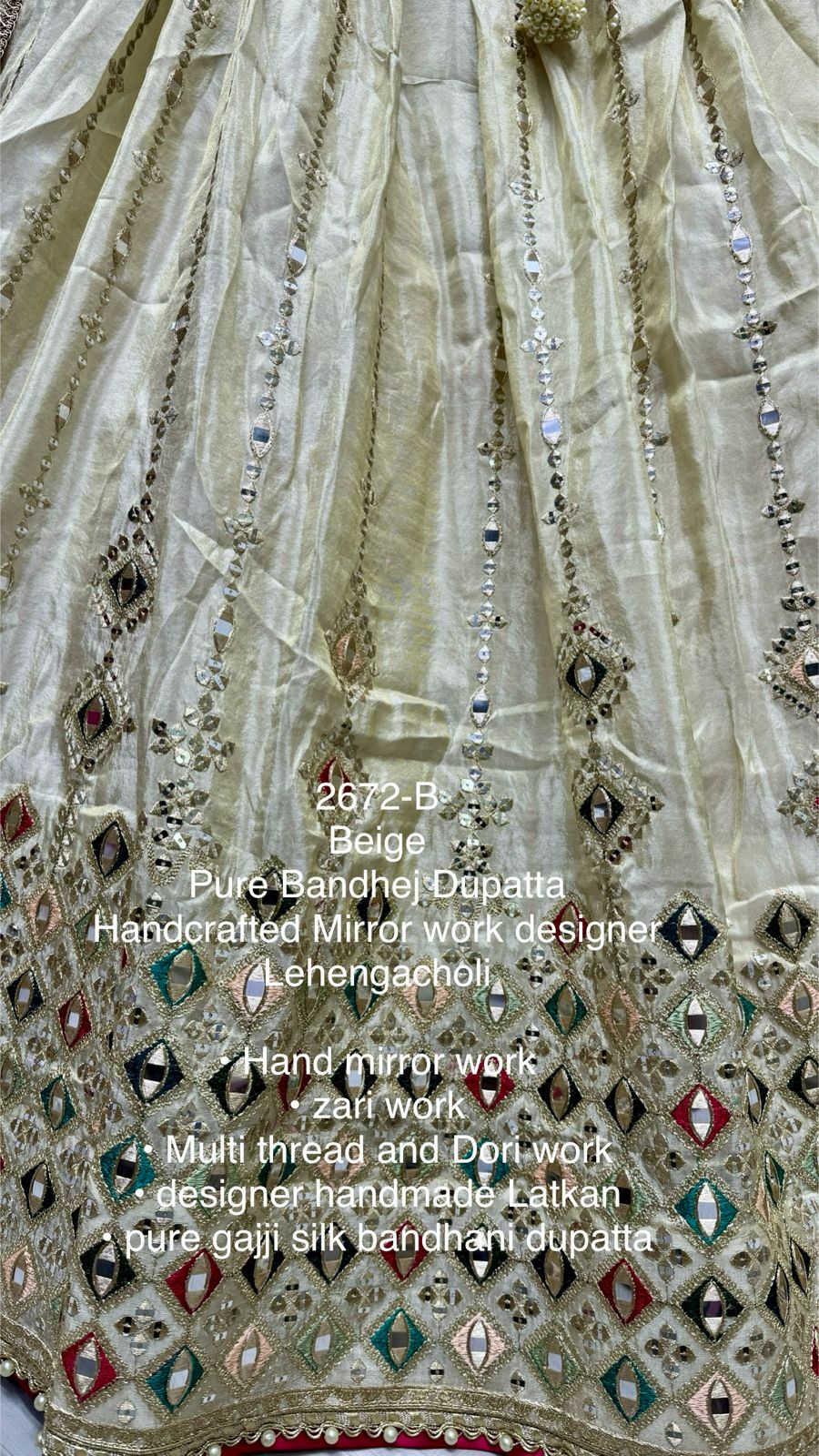 Beautiful Designer Traditional Pure Gadhwal Silk Lehenga Choli