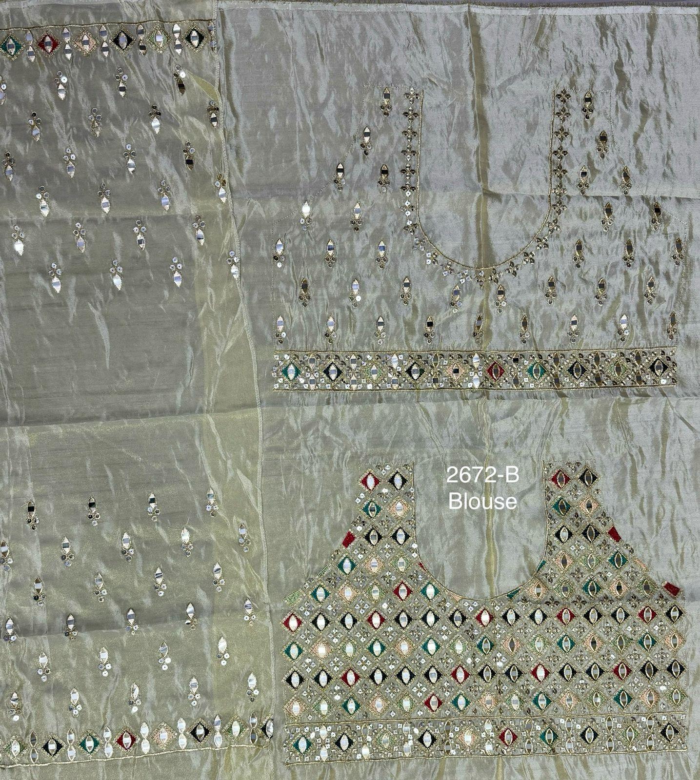 Beautiful Designer Traditional Pure Gadhwal Silk Lehenga Choli