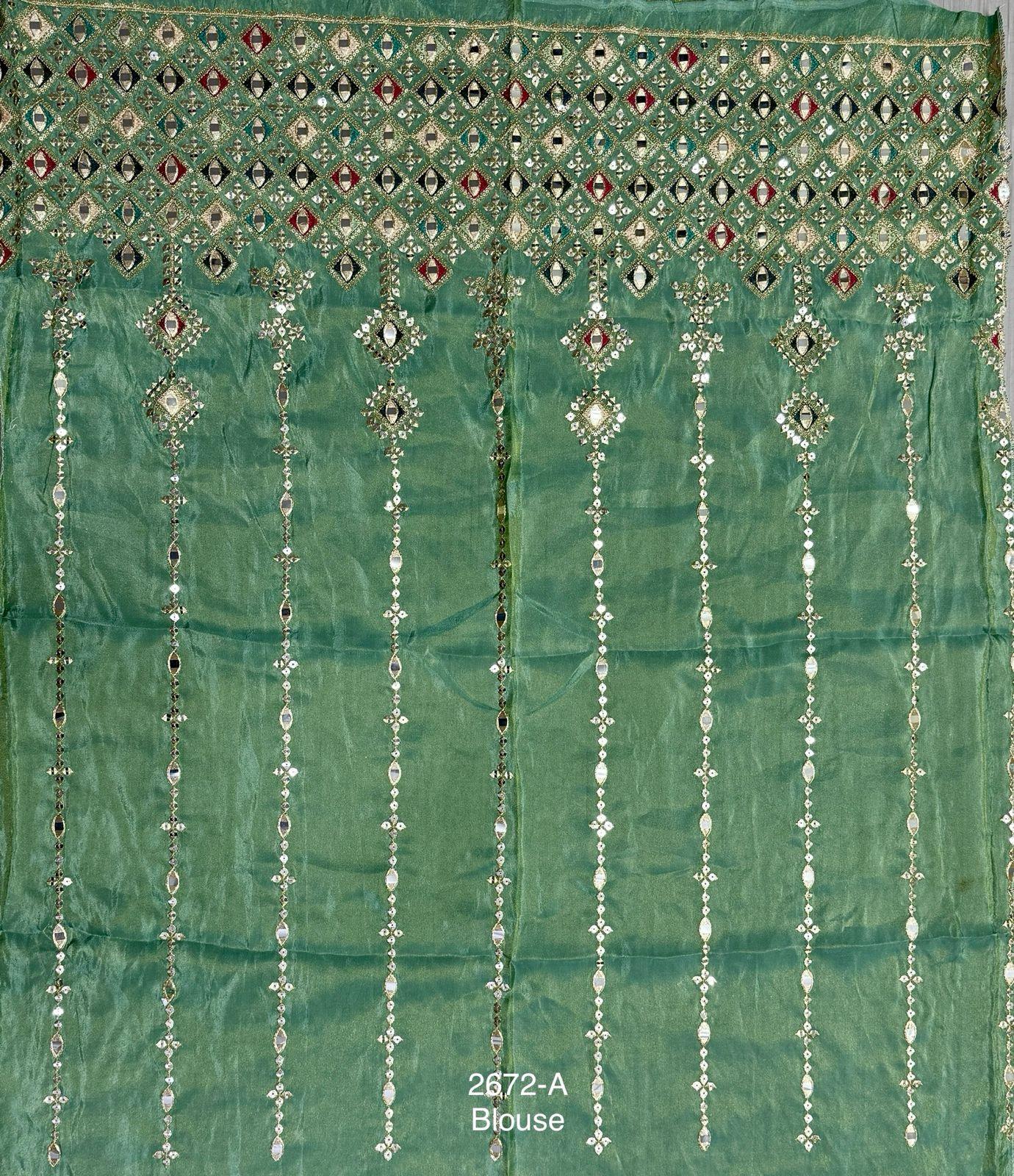 Beautiful Designer Traditional Pure Gadhwal Silk Lehenga Choli