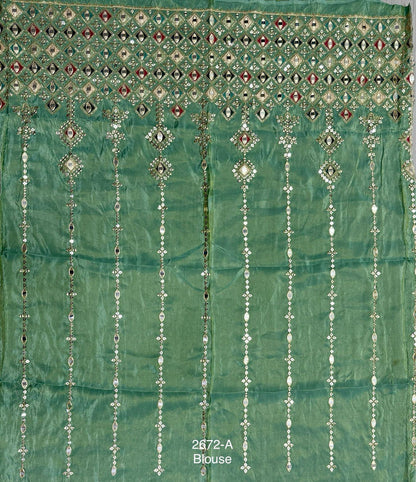 Beautiful Designer Traditional Pure Gadhwal Silk Lehenga Choli