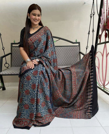 Beautiful Designer Summer Special Pure Cotton Saree