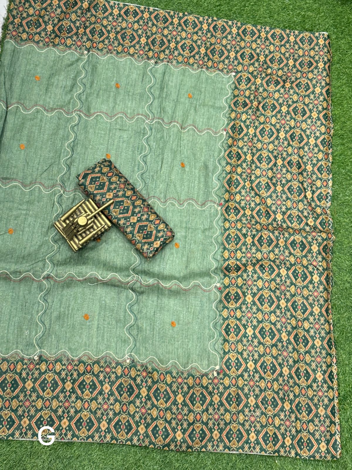 Beautiful Designer Summer Cotton Neps Ajrakh Printed Saree