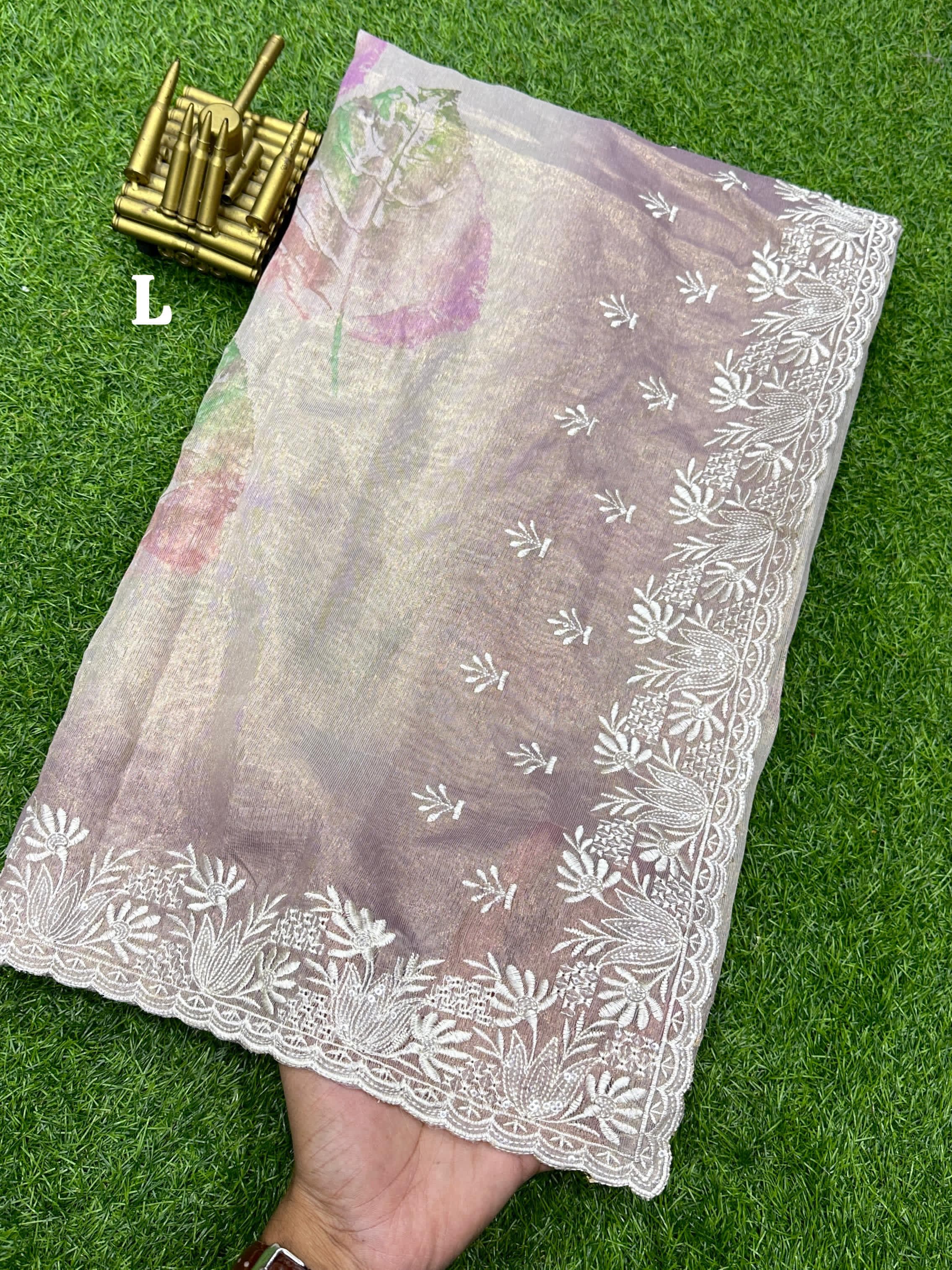 Beautiful Designer Summer Special Soft Organza Silk Saree