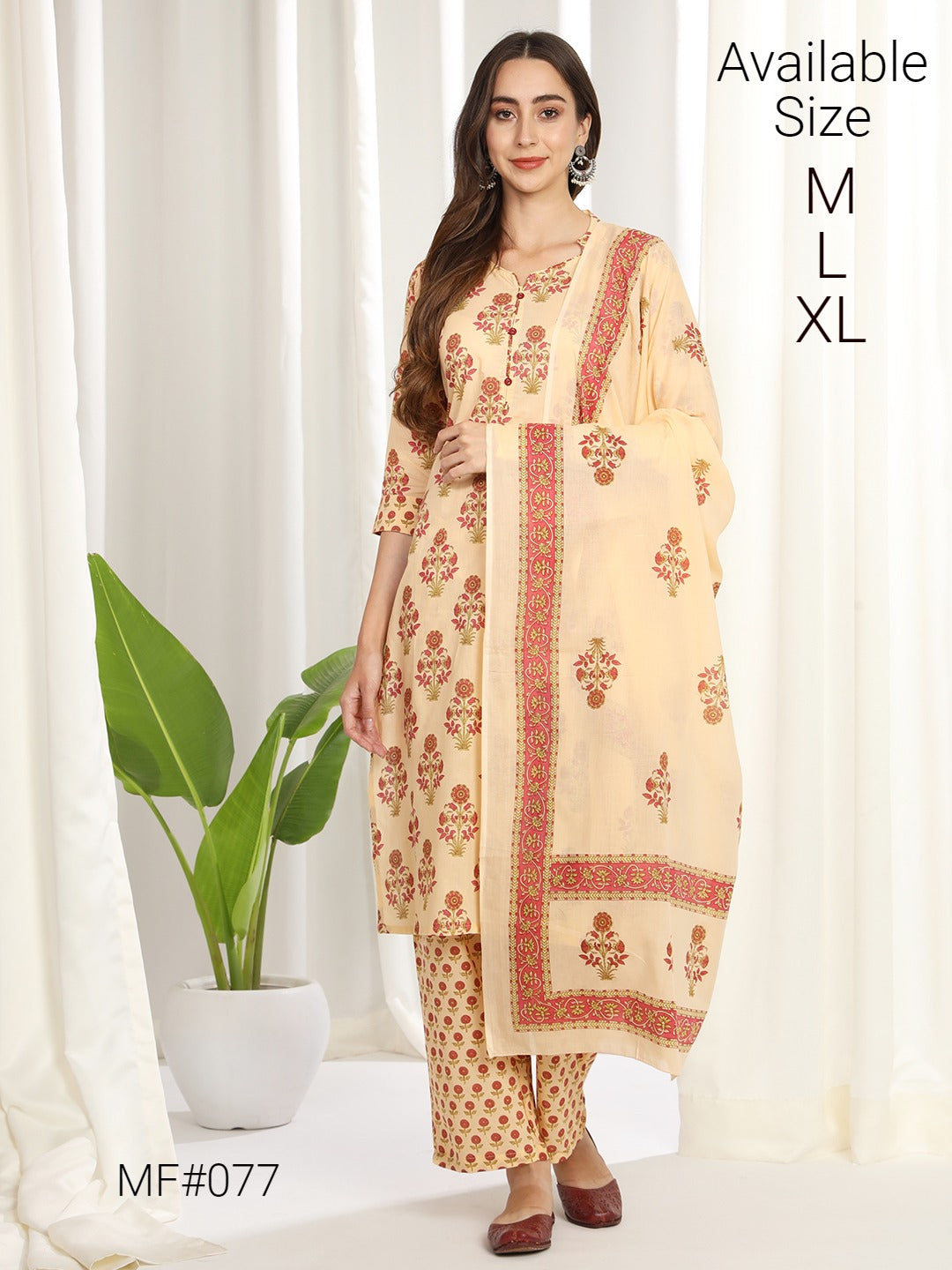 Beautiful Designer Premium Printed Cotton Salwar Suit