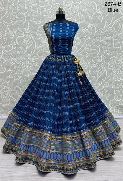 Beautiful Designer Traditional Pure Chiffon Lehenga Choli