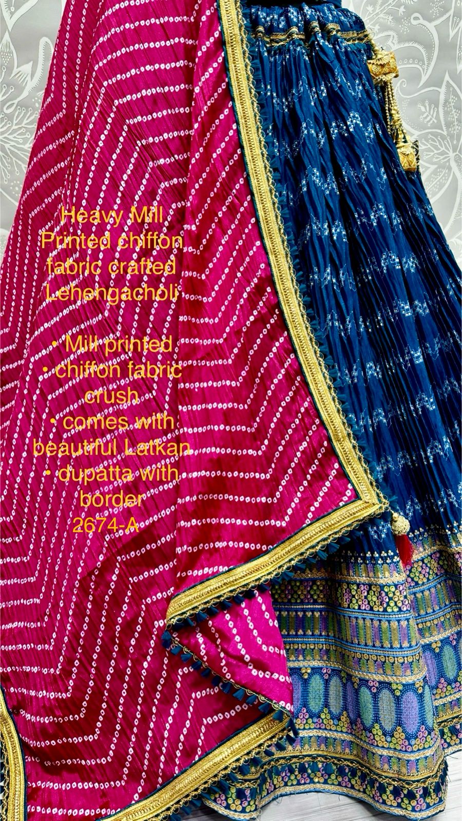 Beautiful Designer Traditional Pure Chiffon Lehenga Choli