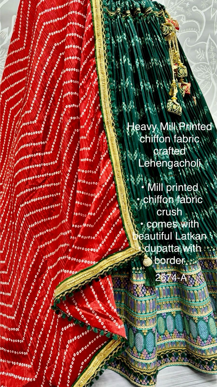 Beautiful Designer Traditional Pure Chiffon Lehenga Choli