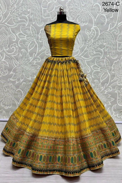 Beautiful Designer Traditional Pure Chiffon Lehenga Choli