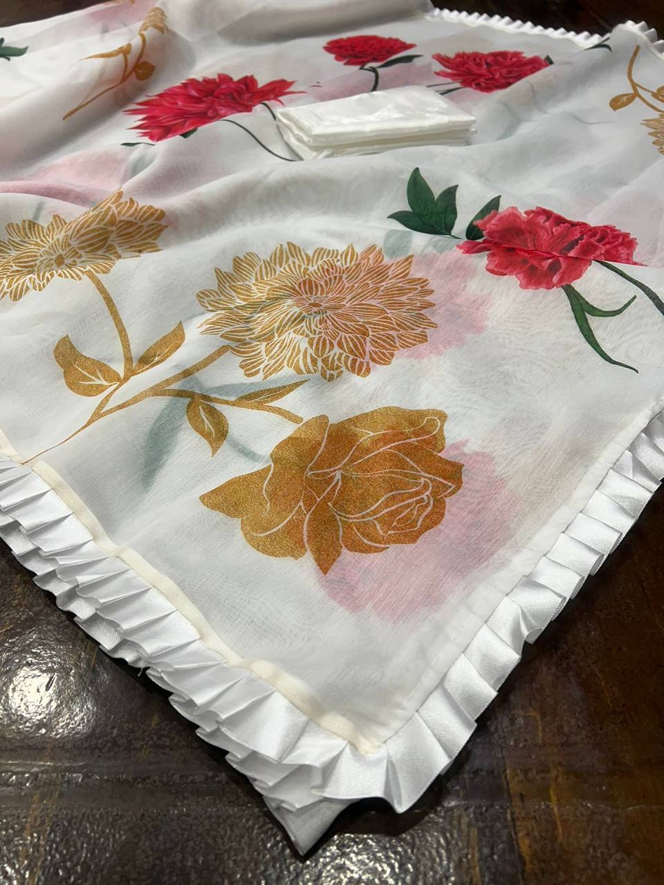 Beautiful Designer Summer Special Soft Mono Cotton Saree