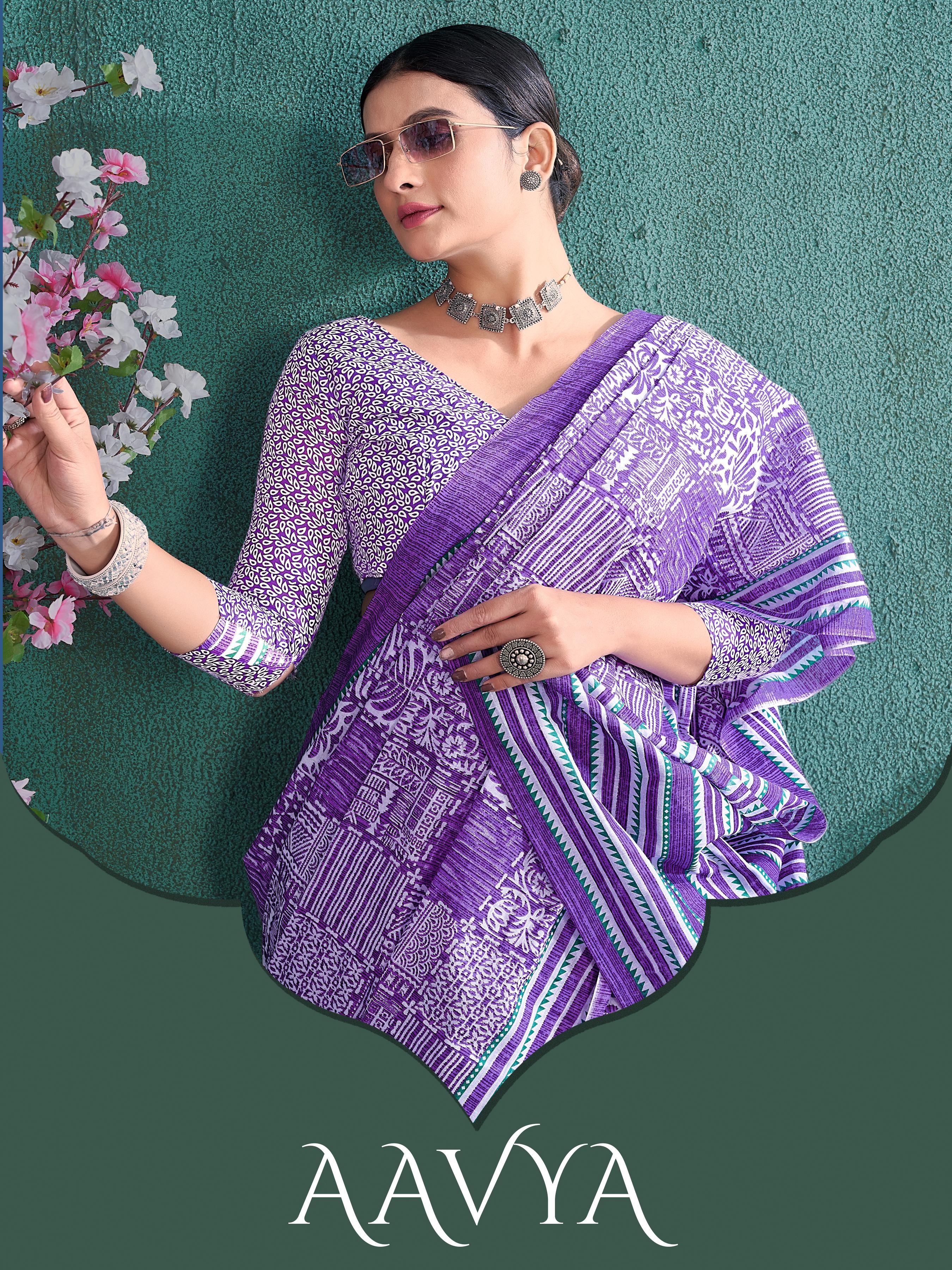 Beautiful Designer Summer Special Soft Pure Cotton Saree
