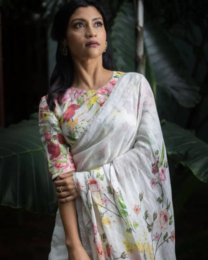 Beautiful Designer Summer Special Soft Pure Cotton Saree