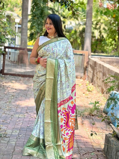 Beautiful Designer Summer Special Soft Dola Silk Saree