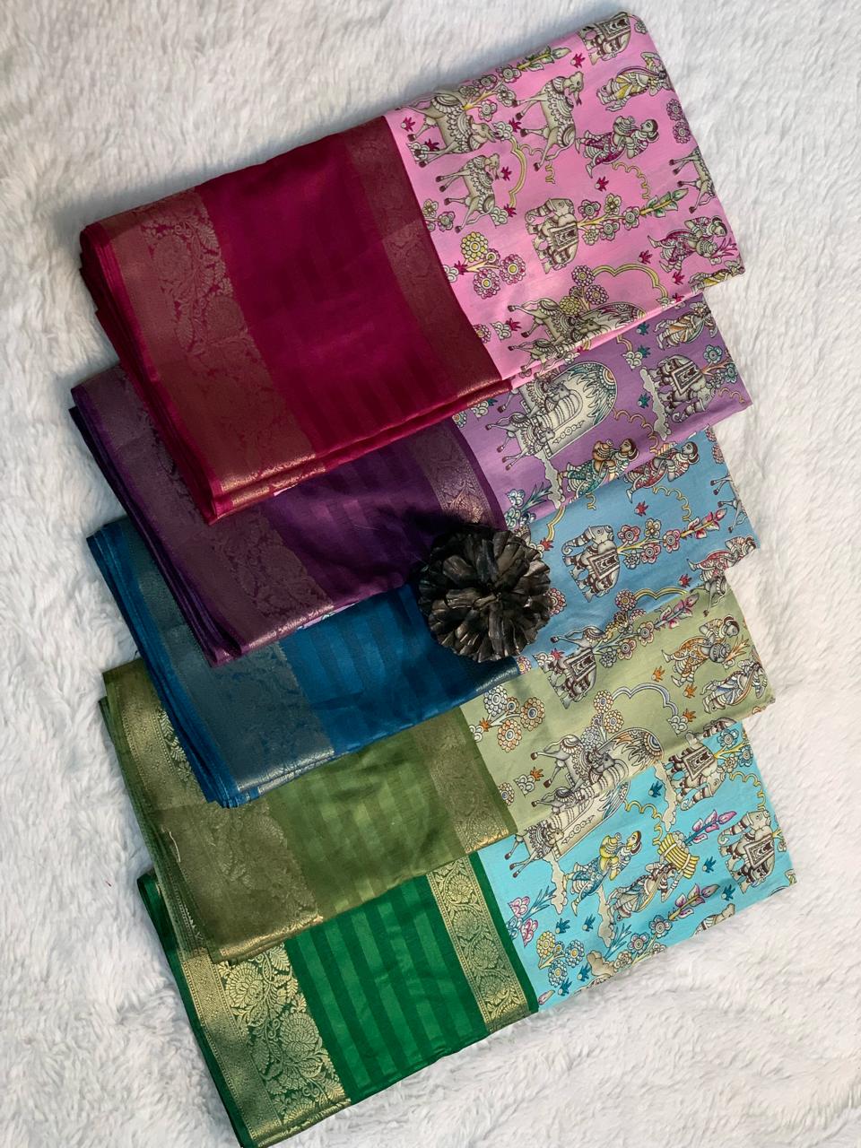 Beautiful Designer Summer Special Soft Dola Silk Saree