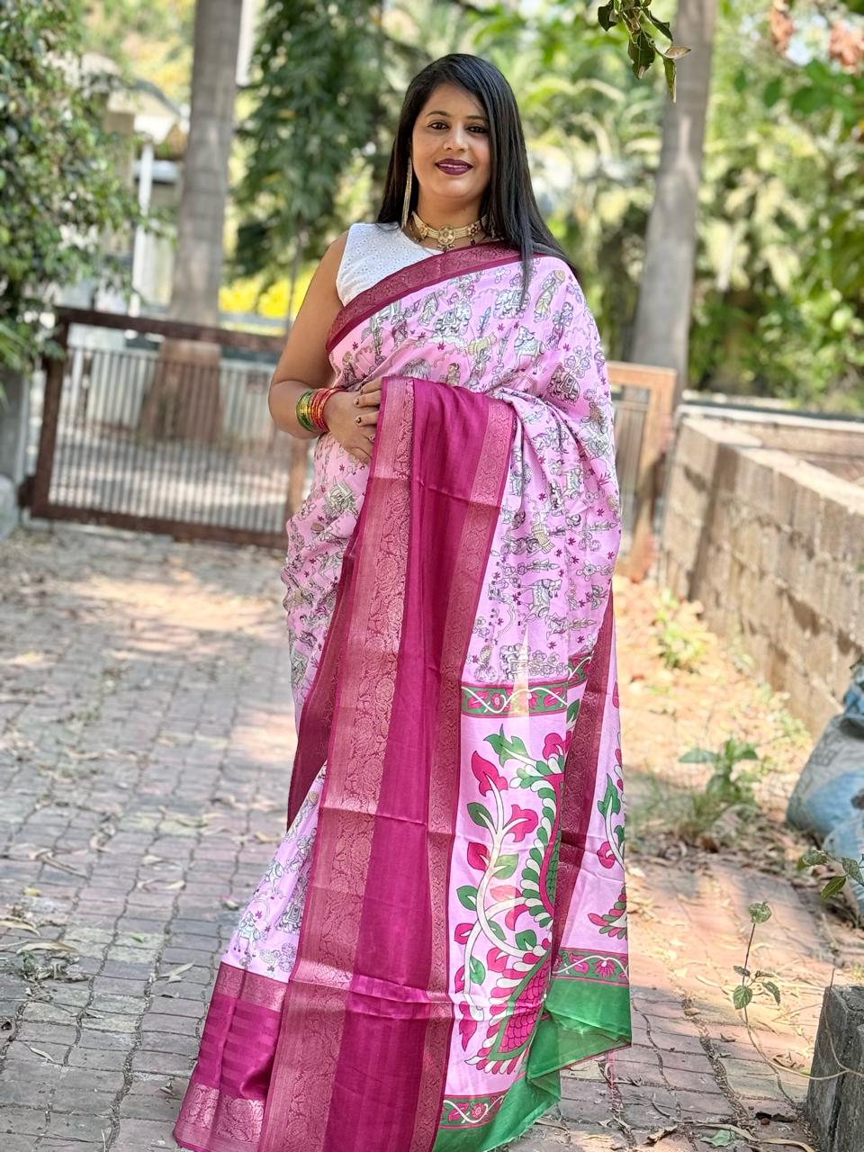 Beautiful Designer Summer Special Soft Dola Silk Saree