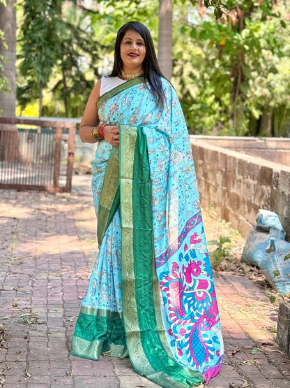 Beautiful Designer Summer Special Soft Dola Silk Saree
