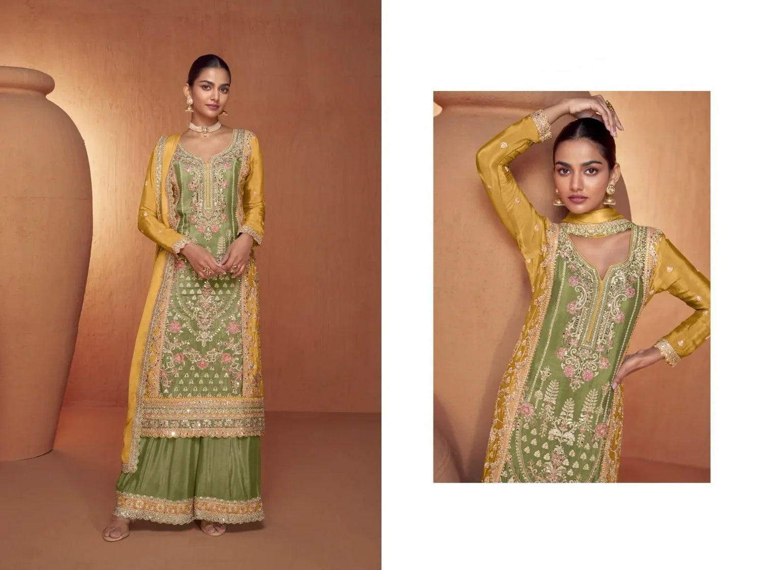 Designer Wedding Wear Latest Anarkali Style Salwar Suit